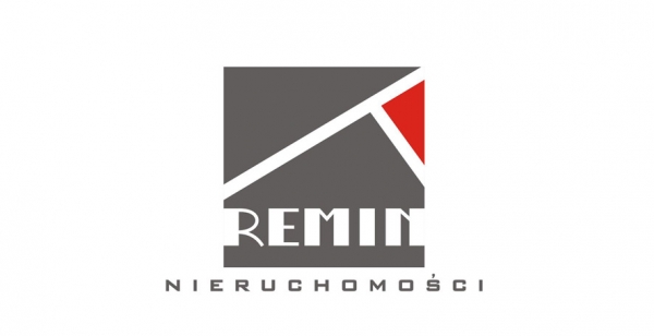 Projekt logotypu dla firmy Remin Nieruchomości w Poznaniu
